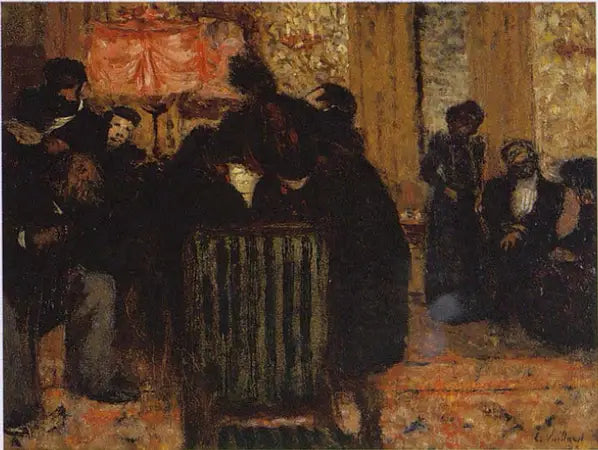 Den musikalske kvelden - Édouard Vuillard