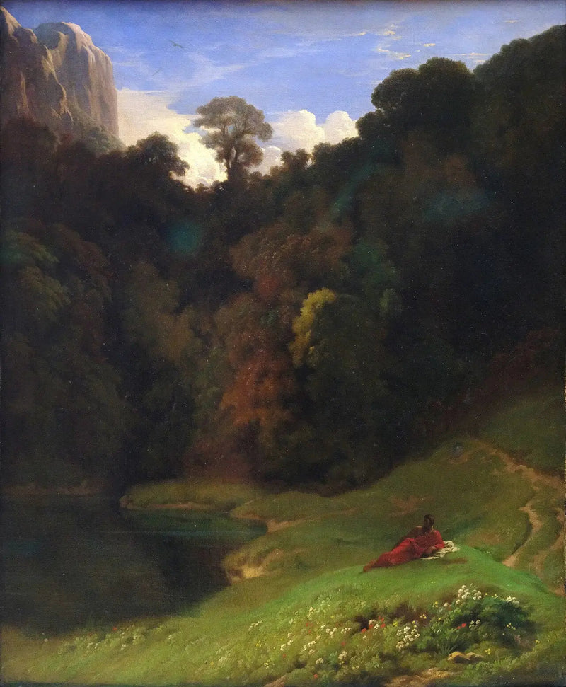 Ensomhet - Hippolyte Flandrin