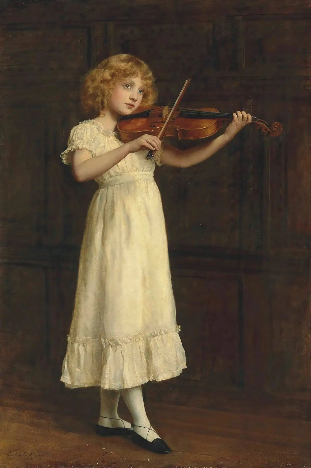 La Sonatine - John Collier image 1 reproduction de peinture à l’huile