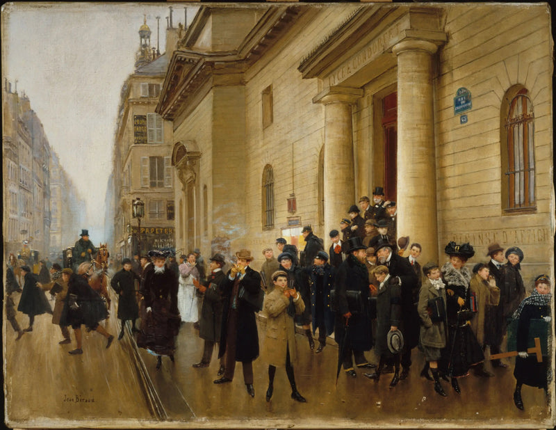 Utdraget fra Condorcet videregående skole - Jean Béraud

Source:
La Sortie du lycée Condorcet - Jean Béraud