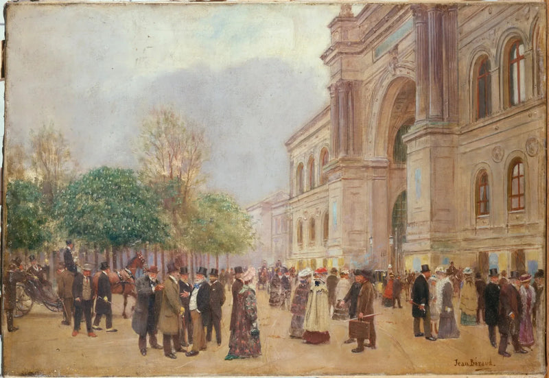 Utsikten fra Salon, ved Industri-palasset - Jean Béraud

Source:
La sortie du Salon, au Palais de l'Industrie - Jean Béraud