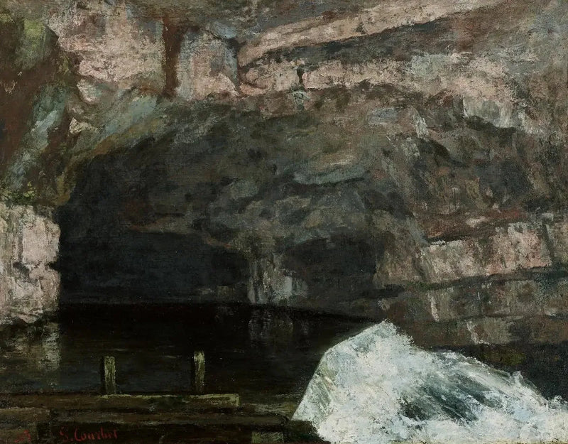 La Kilde av Loue - Gustave Courbet