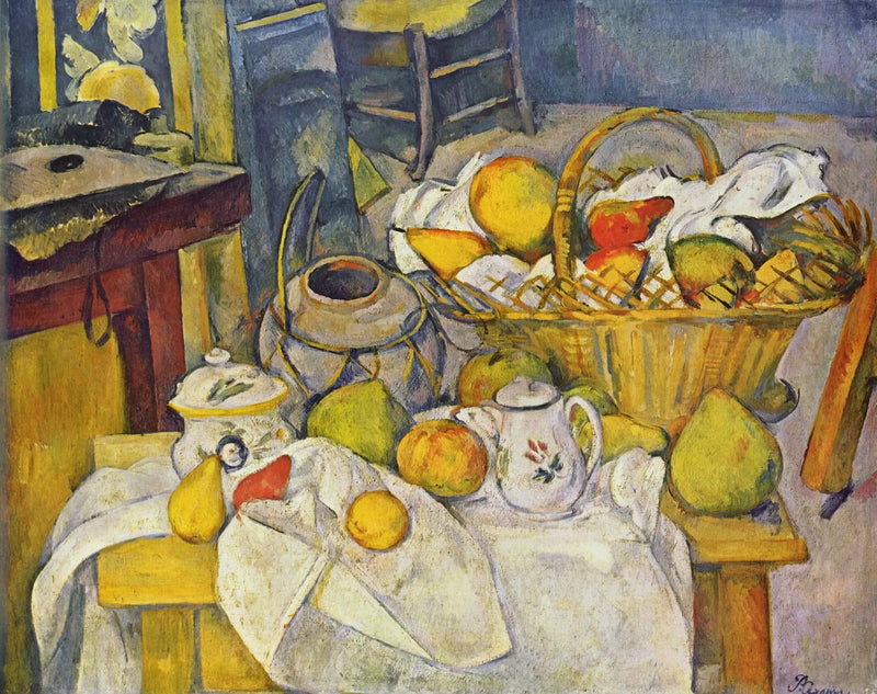 Kjøkkenbordet - Paul Cézanne