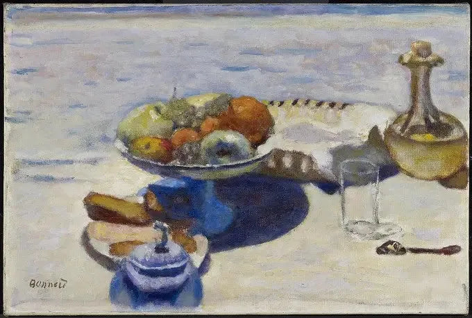 Det dekkede bordet - Pierre Bonnard