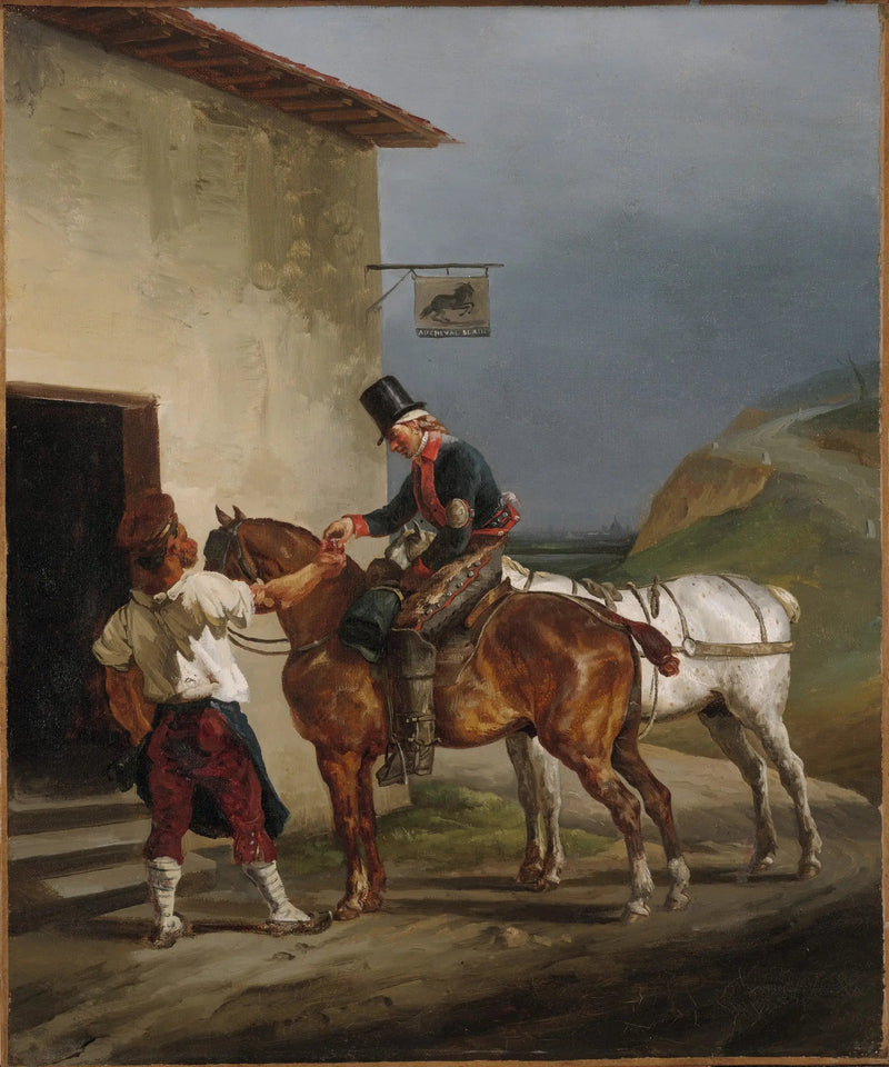 Den hvite hests taverna - Théodore Géricault