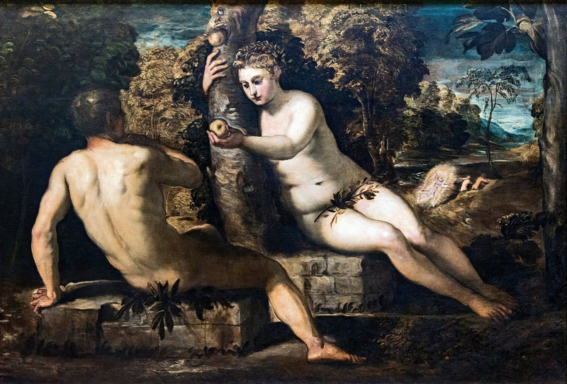 Evas fristelse - Jacopo Tintoretto