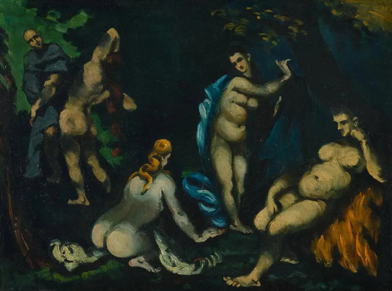 Fristelsen til den hellige Antonius - Paul Cézanne
