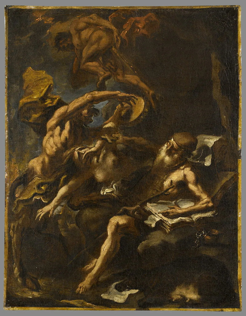 Fristelsen av Saint Antoine - Sebastiano Ricci