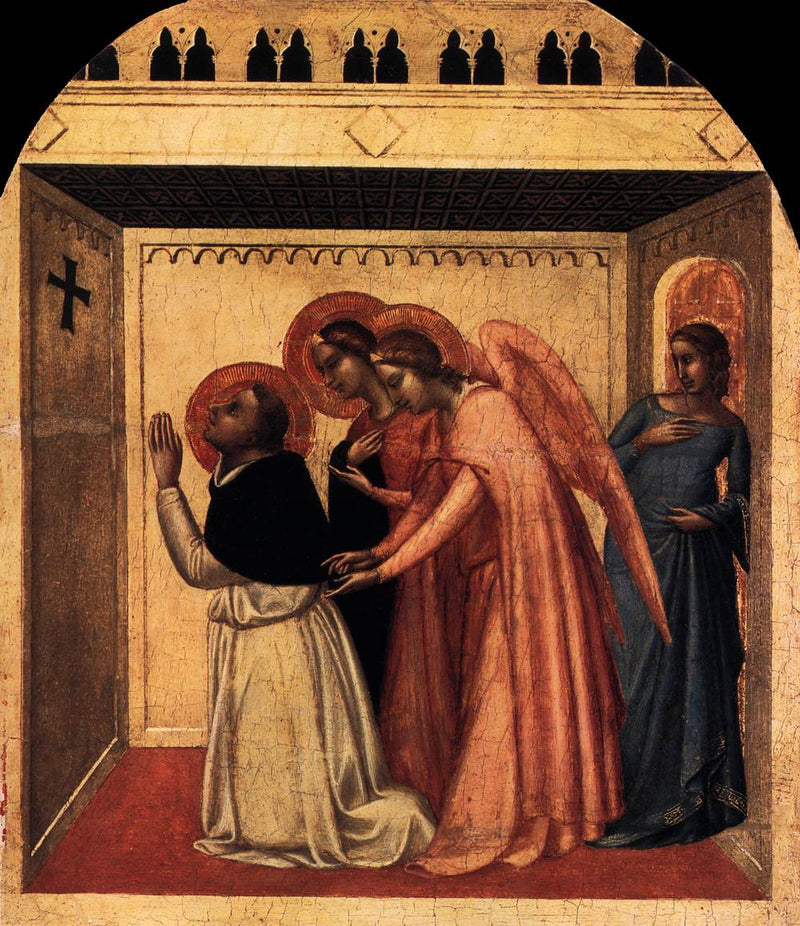 Tomas av Aquinas' fristelse - Bernardo Daddi