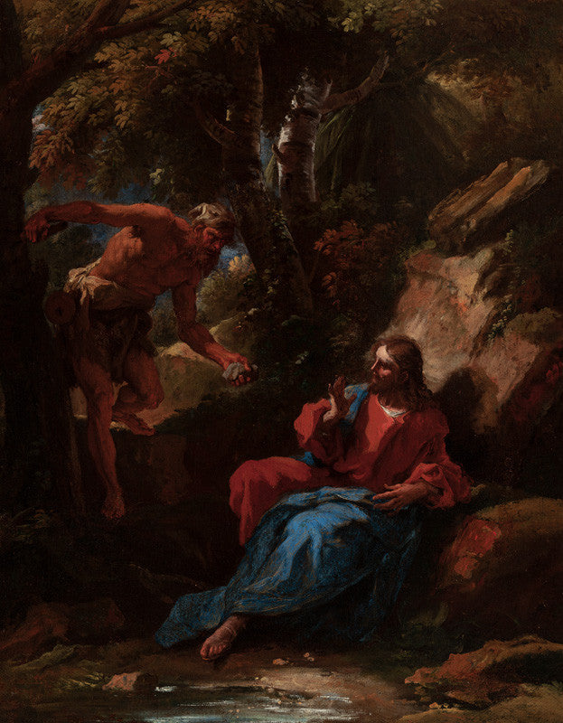 Fristelsen til Kristus - Sebastiano Ricci