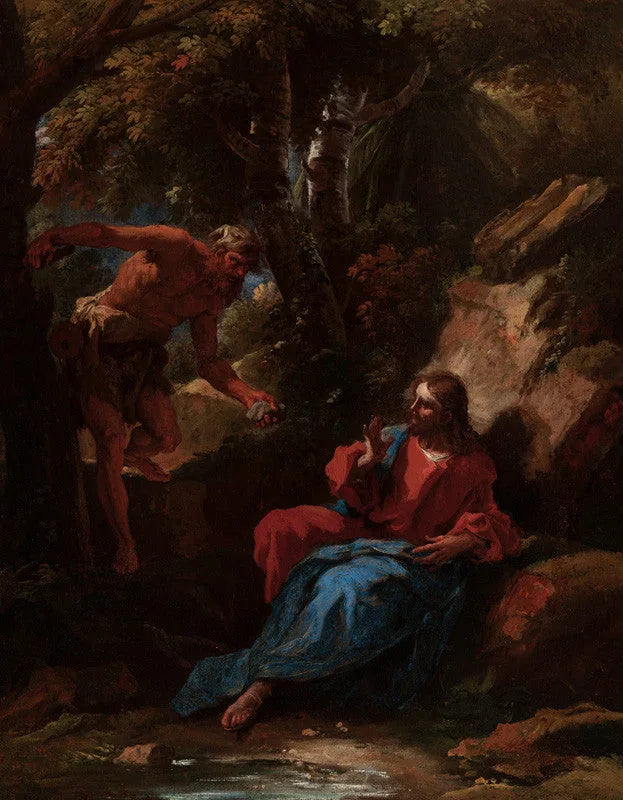 Fristelsen til Kristus - Sebastiano Ricci
