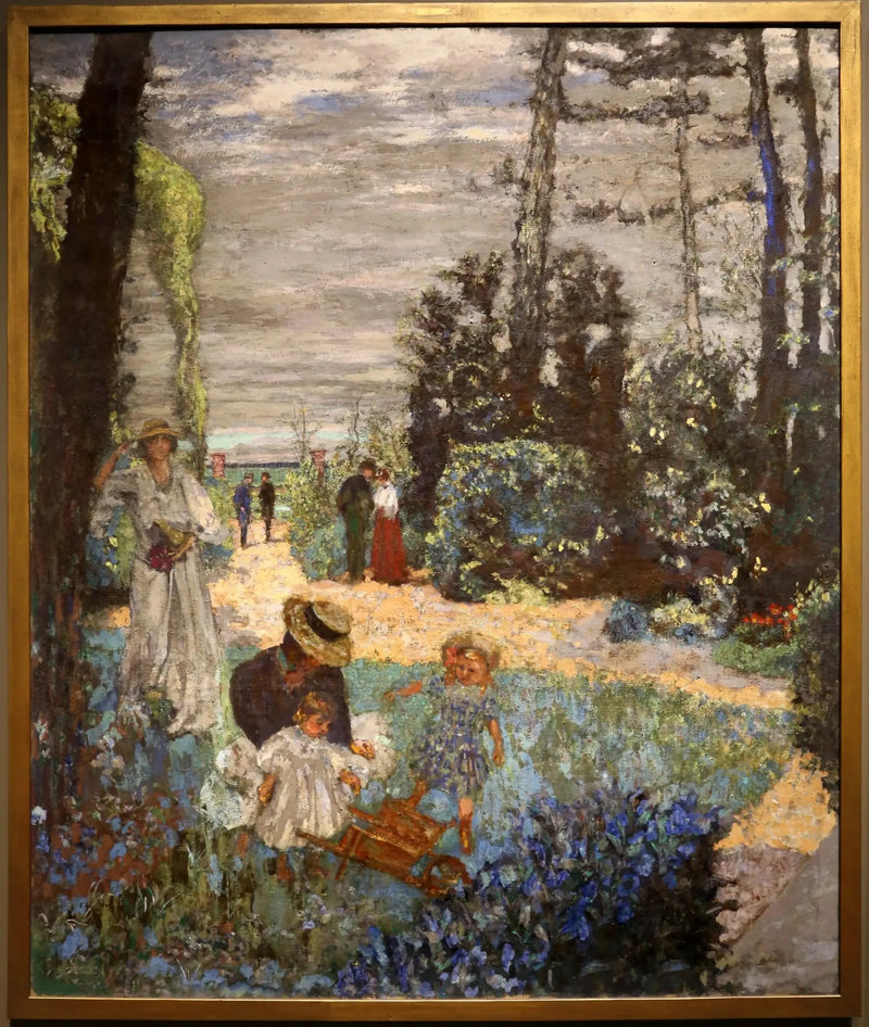 Terrassen i Vasouy - Hagen - Édouard Vuillard