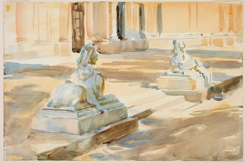 Terrassen i La Granja - John Singer Sargent