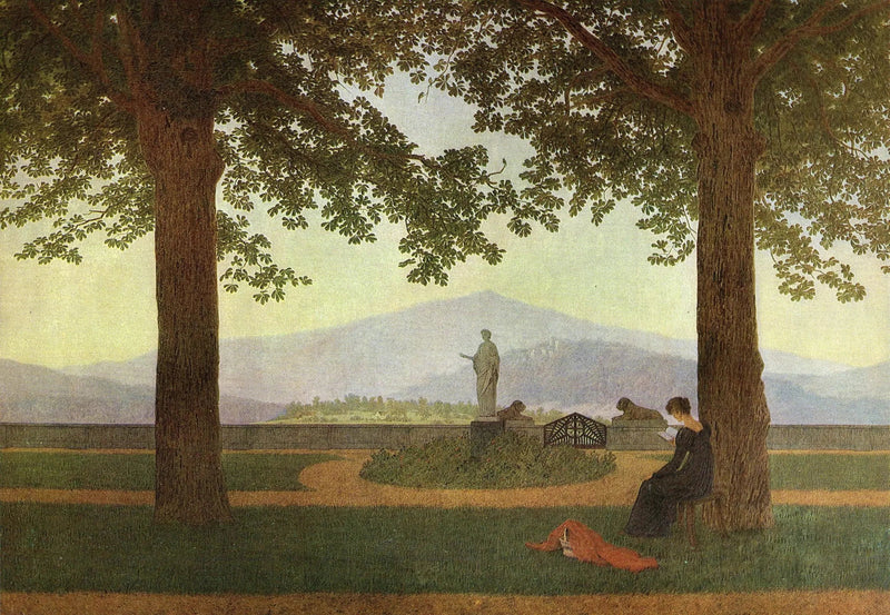 Hageveranda - Caspar David Friedrich