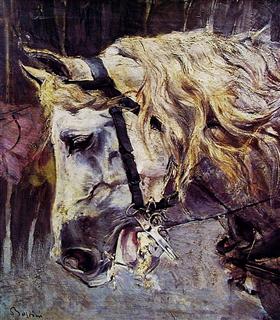Hodet av en hest - Giovanni Boldini
