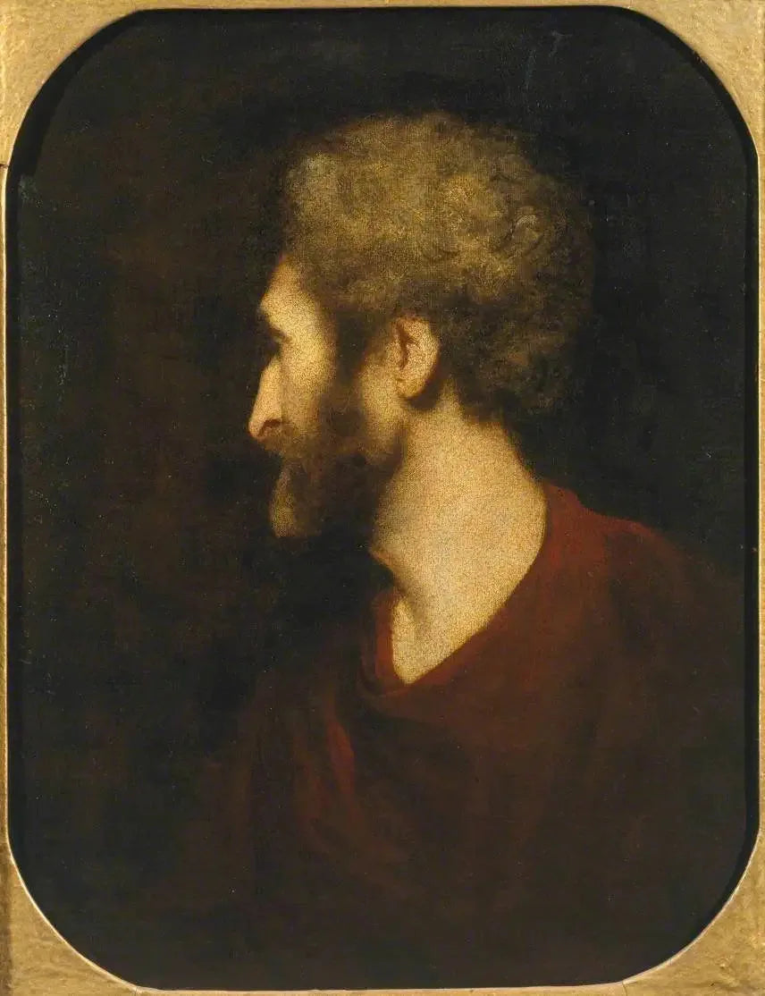 Hodet til en mann - Joshua Reynolds