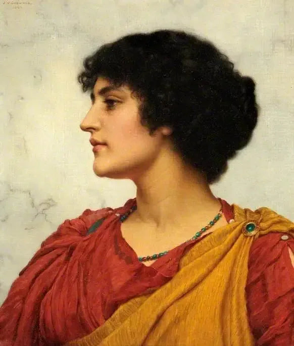 Den italienske jentas hode - John William Godward