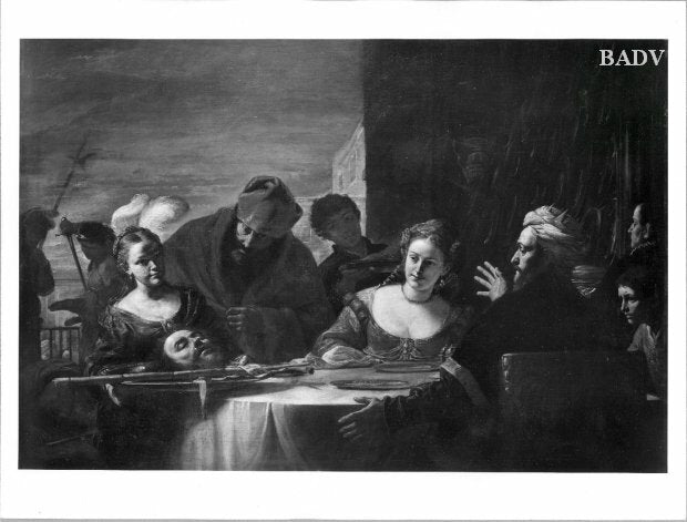 la tête de saint Jean présentée au roi - Mattia Preti - Alpha Reproduction