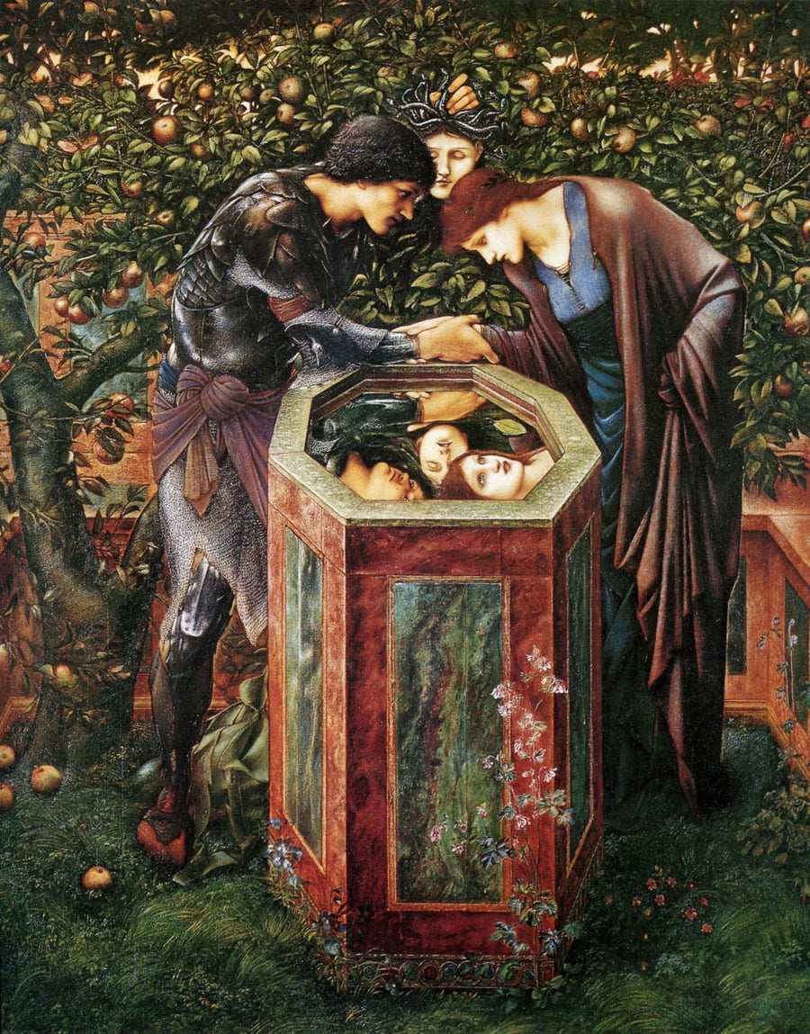 Den dødelige hodet - Edward Burne-Jones