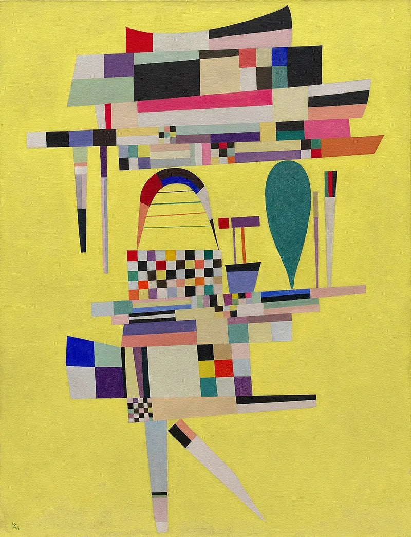 Det gule lerret - Vassily Kandinsky
