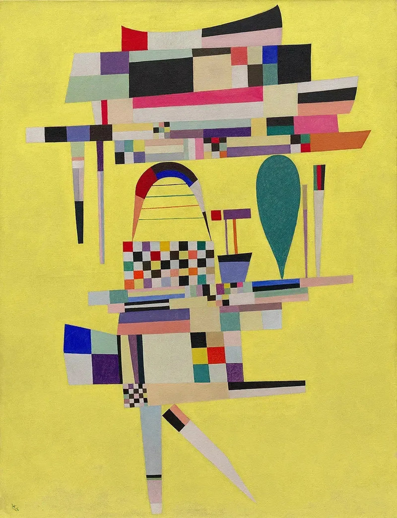 Det gule lerret - Vassily Kandinsky