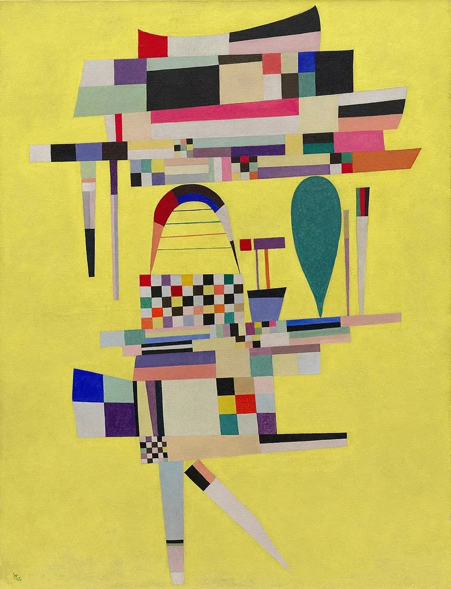 Det gule lerret - Vassily Kandinsky