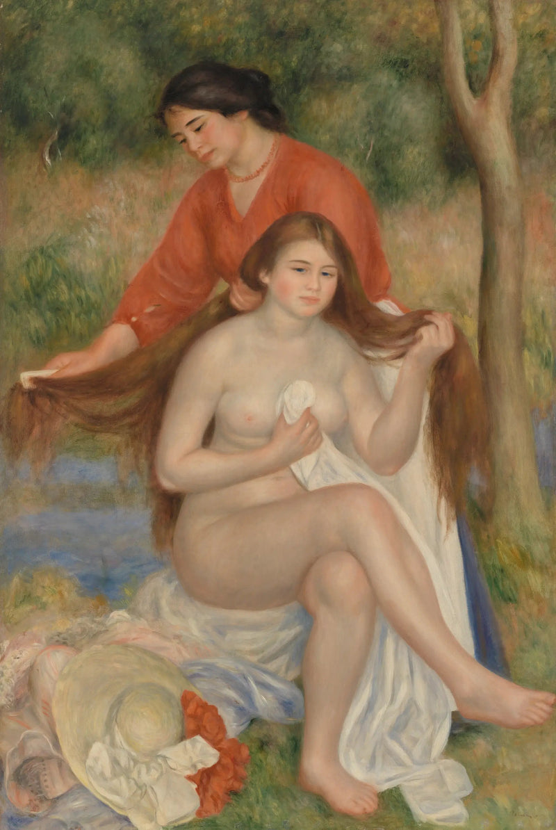 Badende kvinnes toalett - Pierre-Auguste Renoir