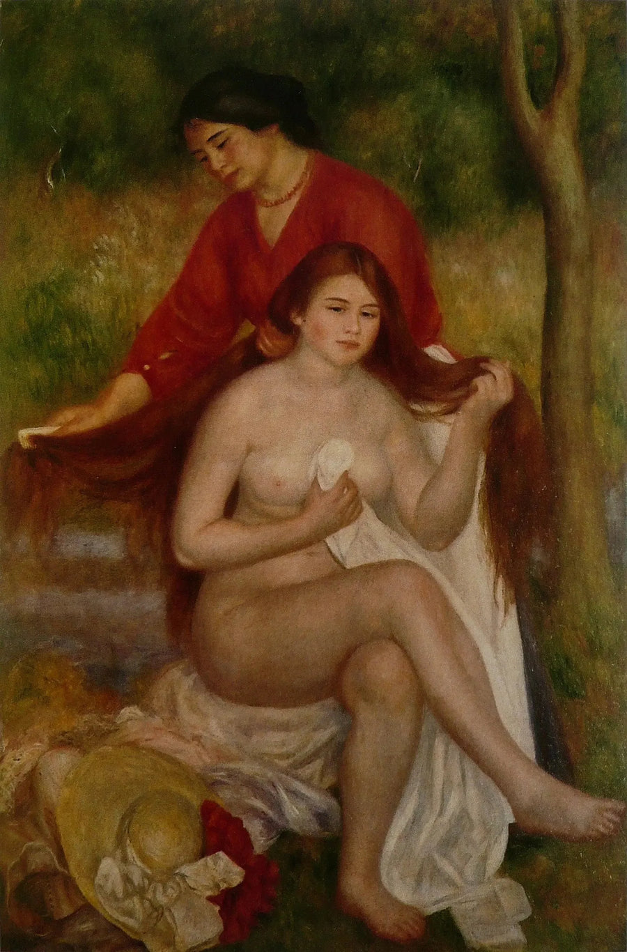 Badende kvinnes toalett - Pierre-Auguste Renoir