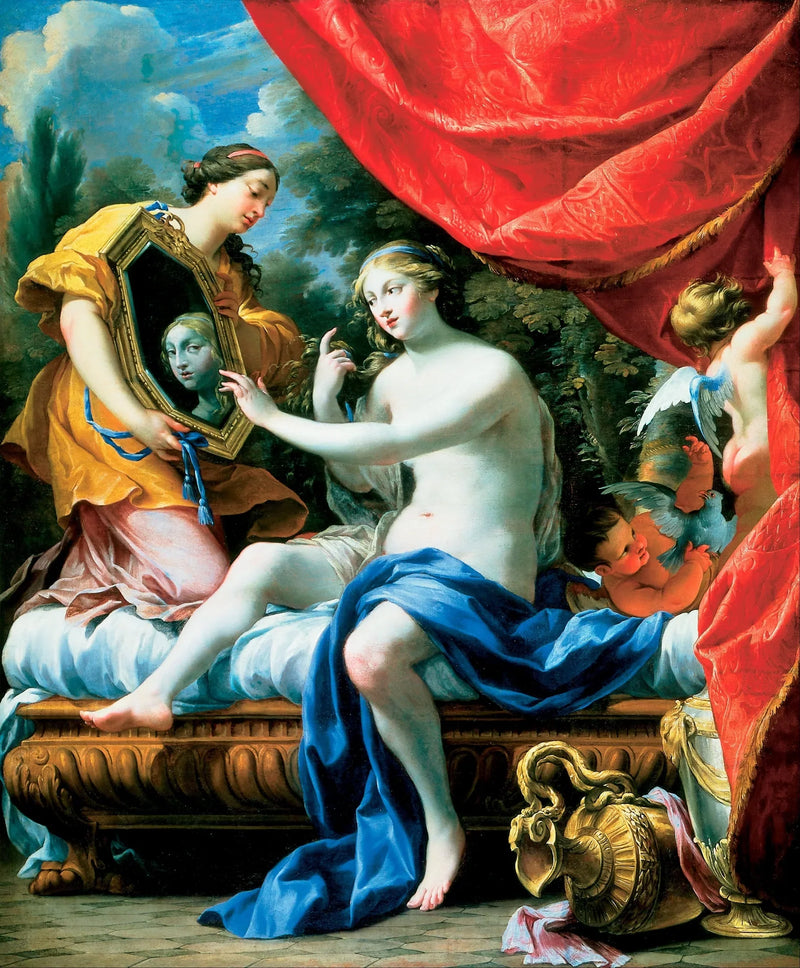 Vénus-toalettet - Simon Vouet