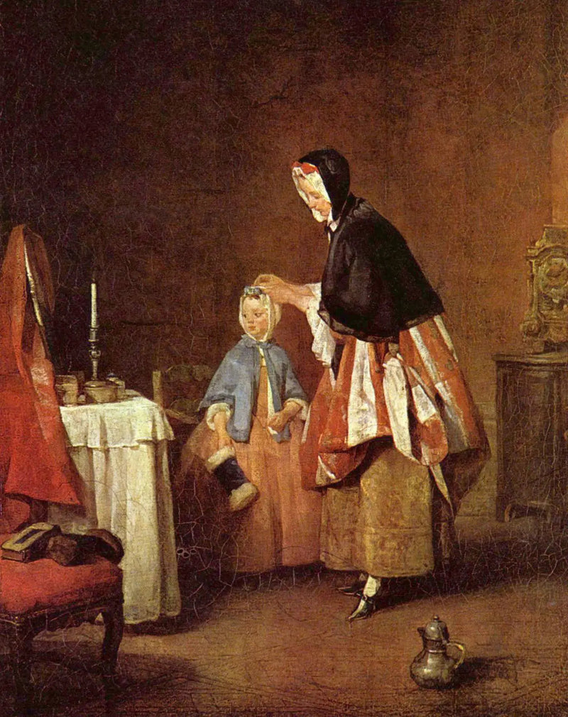 Morgen-Toalettet - Jean Siméon Chardin