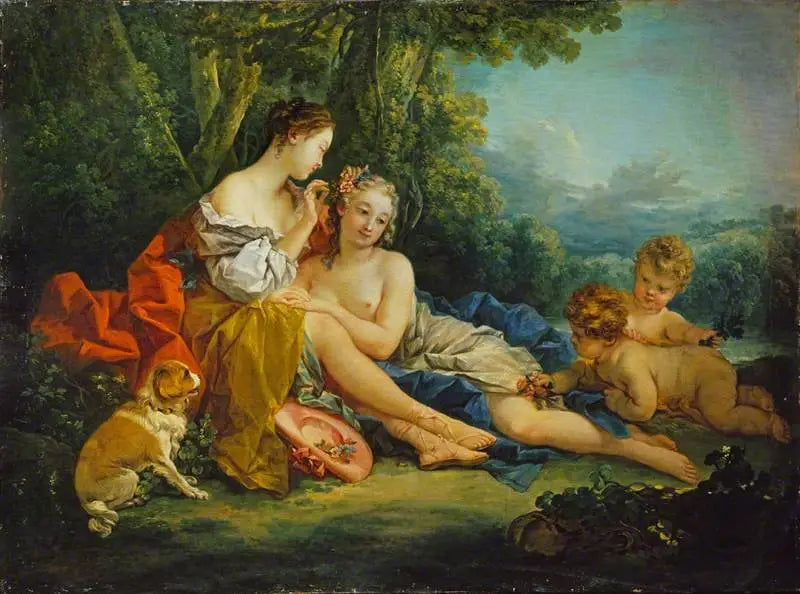 Den pastoralistiske toaletten - François Boucher