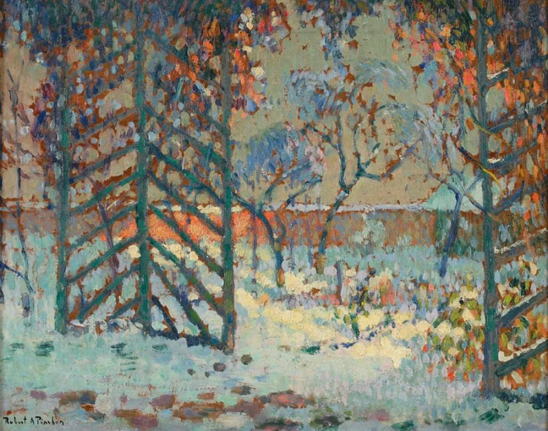 Arbors under snøen - Robert Antoine Pinchon