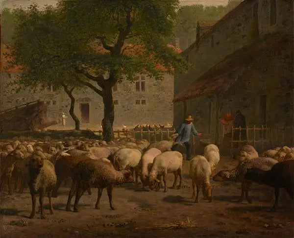Sauenes lyd - Jean-François Millet