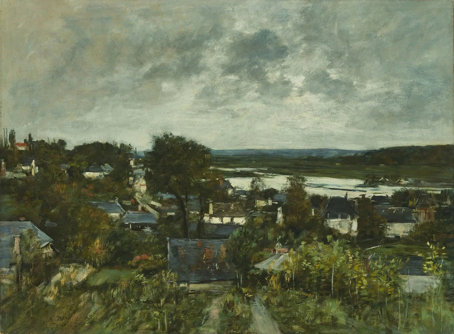 La Touques nær Deauville - Eugène Boudin