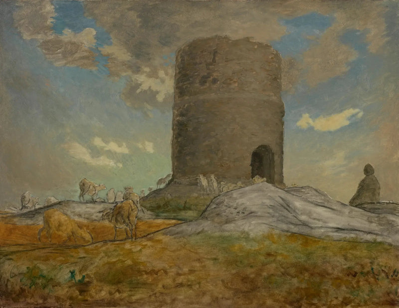 La Tour de Chailly nær Barbizon - Jean-François Millet