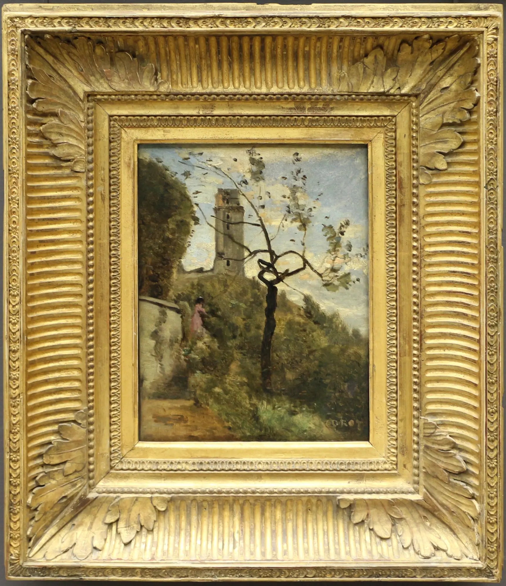 La Tour de Montlhéry - Jean-Baptiste Camille Corot - Alpha Reproduction