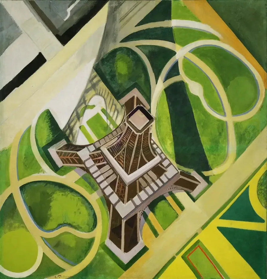 Eiffeltårnet og Champ-de-Mars-hagene - Robert Delaunay