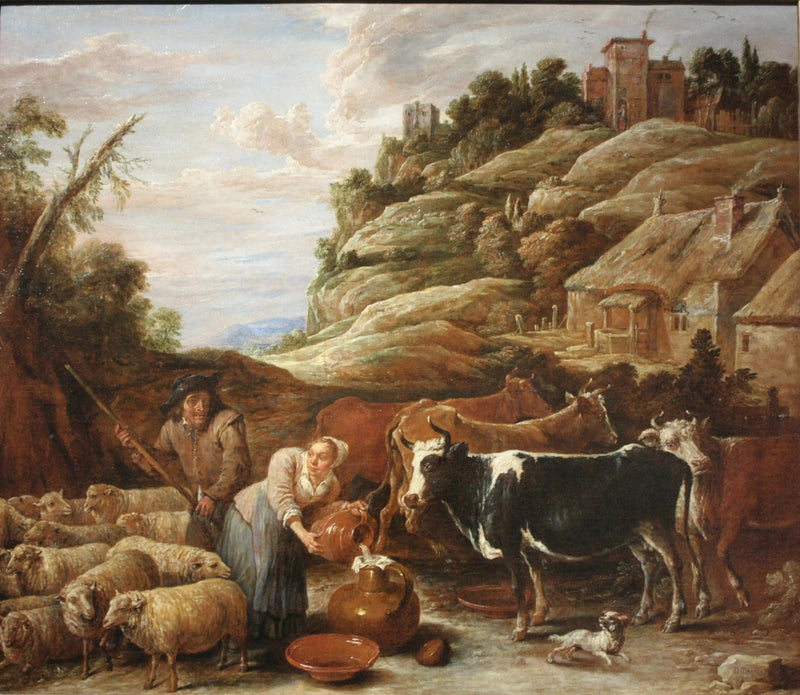 Handel med flokken - David Teniers den Yngre

Source:
La Traite du troupeau - David Teniers le Jeune