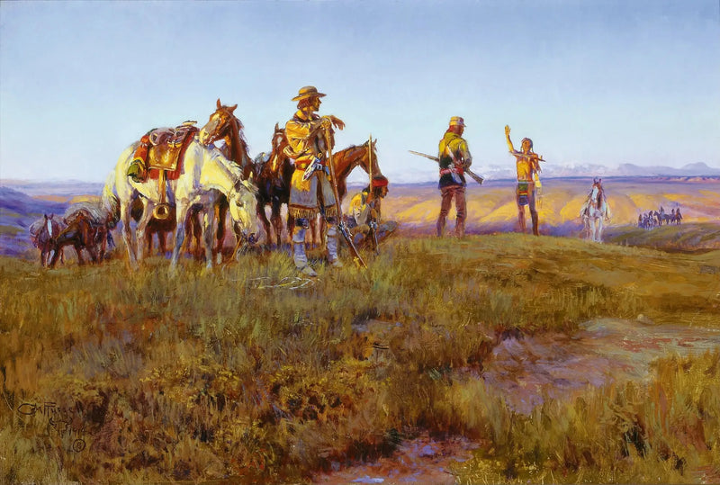 Wildmans Våpenhvile – Fredspiben - Charles Marion Russell

Source:
La Trêve de Wildman – Le Calumet de la Paix - Charles Marion Russell