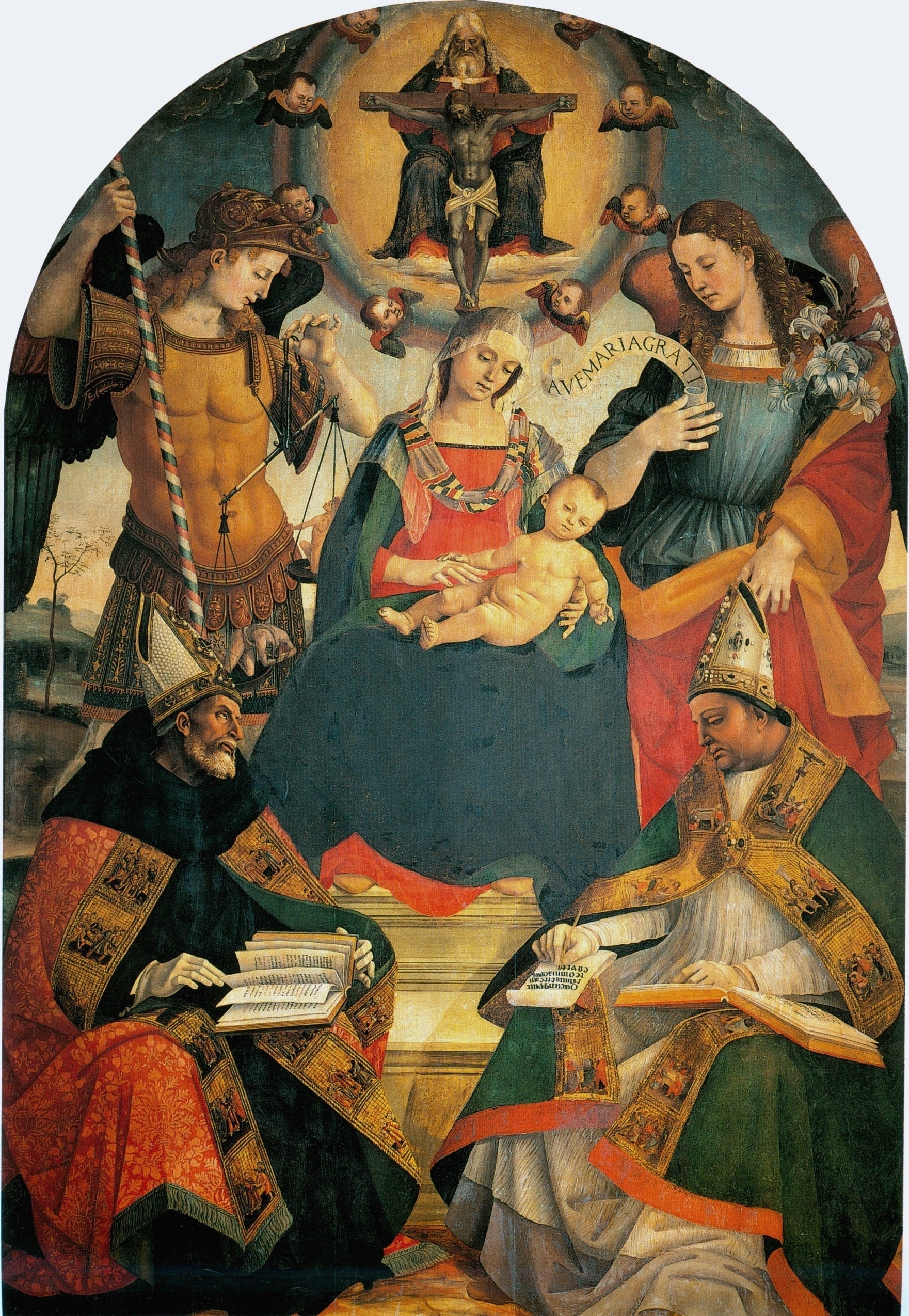 La Trinité - Luca Signorelli image 1 copie de tableau peinte à la main
