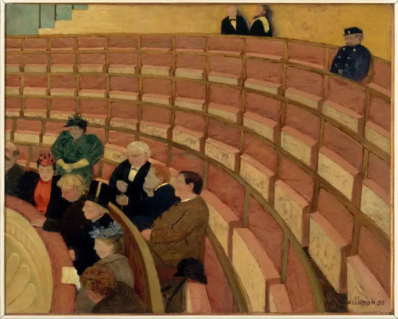 Den tredje galleriet i Châtelet-teatret - Félix Vallotton

Source:
La Troisième galerie du théâtre du Châtelet - Félix Vallotton