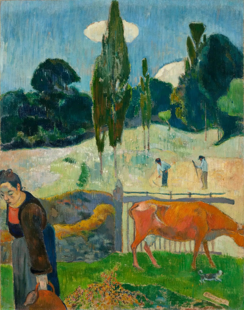 Den røde ku - Paul Gauguin
