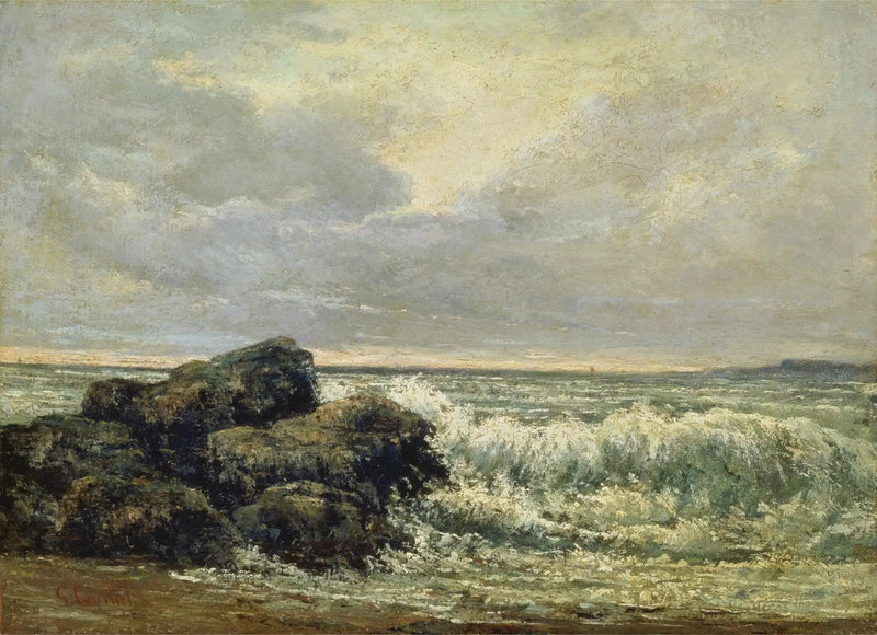 Bølgen - Gustave Courbet
