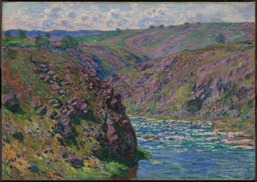 Dalen til Creuse (effekten av sollyset) - Claude Monet