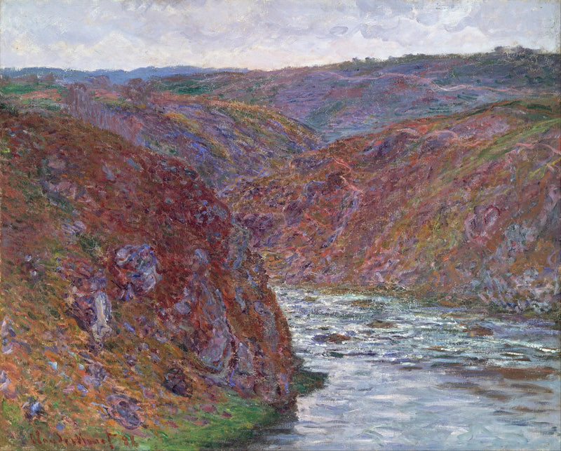 Dalen til Creuse (grå dag) - Claude Monet