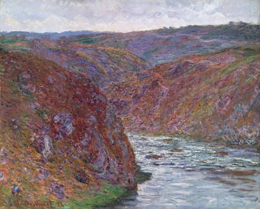 Dalen til Creuse (grå dag) - Claude Monet