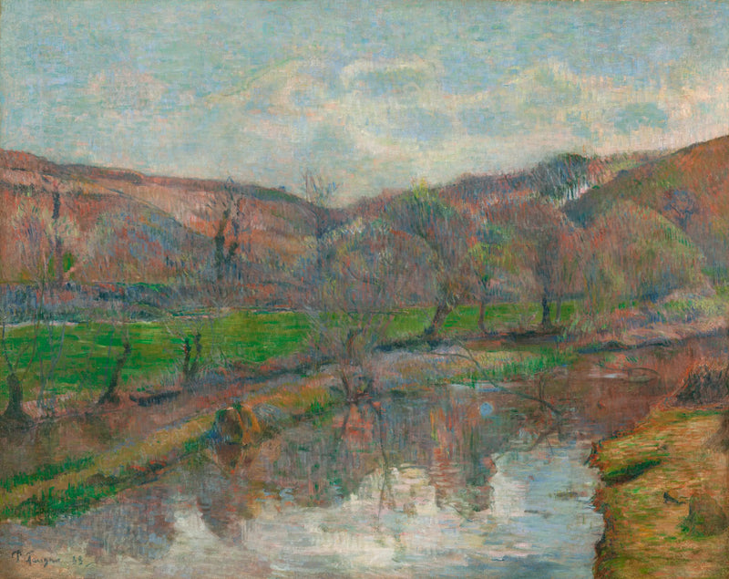 Aven-dalen og Pont-Aven-fjellet - Paul Gauguin