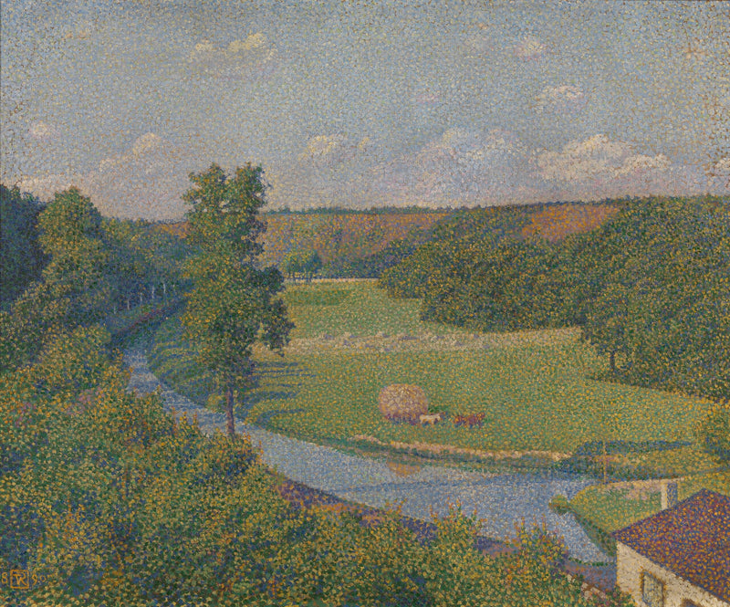 Sambre-dalen - Théophile van Rysselberghe