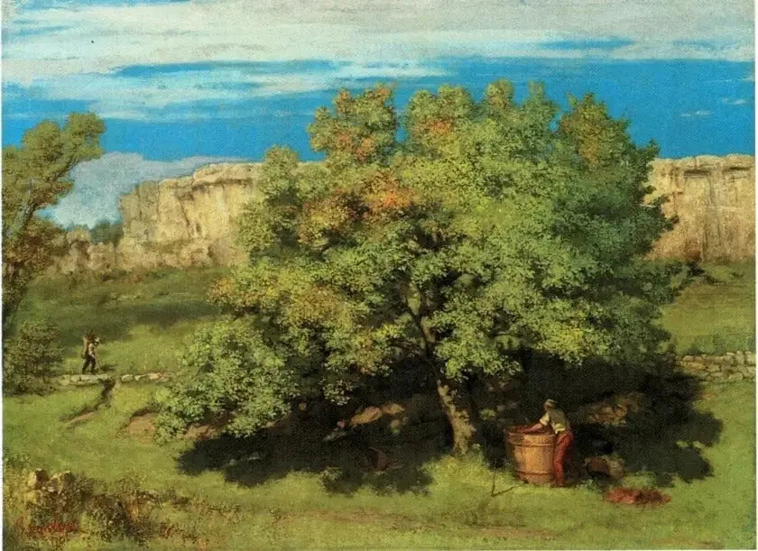 Høsten i Ornans, under Roca-du-Mont - Gustave Courbet