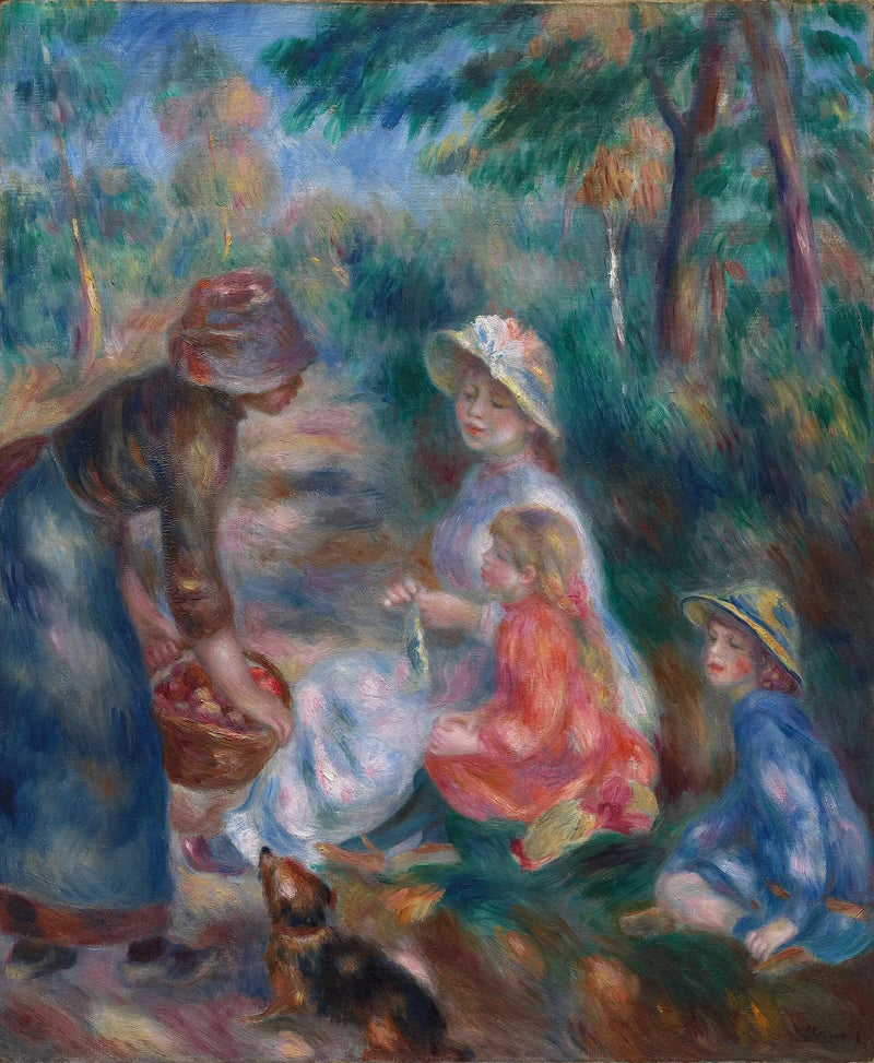 Eplehandleren - Pierre-Auguste Renoir